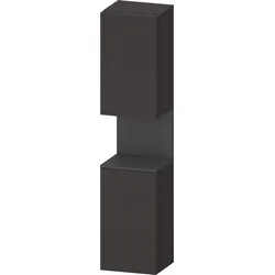 Duravit Collection One Hochschrank, Türanschlag links, 400x360x1760mm, Nische Graphit matt, QA1346L49800010, Farbe: Graphit Supermatt/mit Nischenbeleuchtung