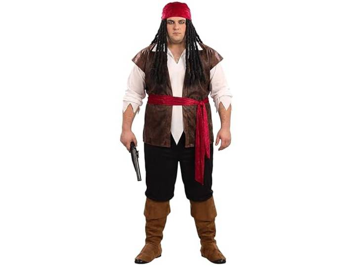 DEGUISE TOI - Klassiek piraten kostuum voor mannen - Grote Maten