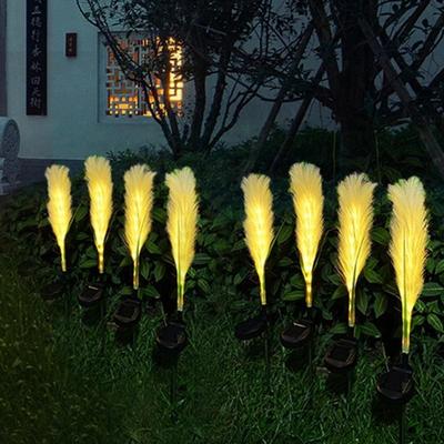 Uplift Essentials Swaying Glow Solar Reed Sconces Swaying Glow Solar Reed Sconces