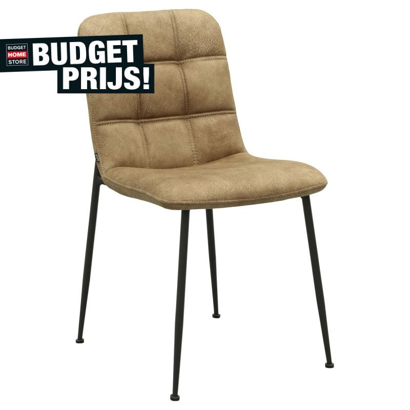 Eetkamerstoel Ariana Taupe van Budget Home Store
