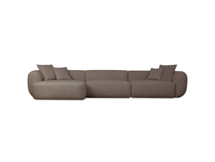 Modulares Ecksofa Baomi, groß, L-förmig, links, hellbraunes