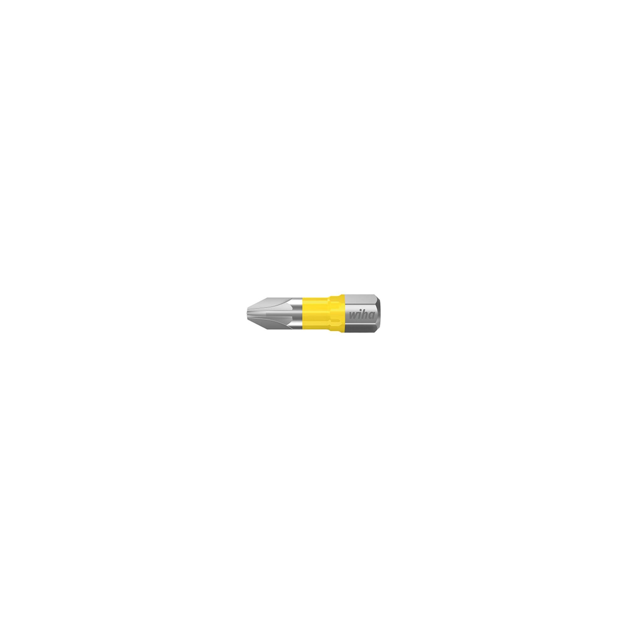 Wiha Bit Set Y-Bit 25 mm Pozidriv (PZ2) 5-tlg. 1/4" in Box (41589)