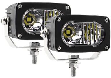 Uplifted Finds 3 Inch LED Pods Driving Lights   40W High Intensity Amber Offroad Spot Beam For Motorcycle, ATV, & SUV white combo