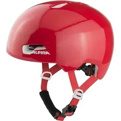 ALPINA Kinder Fahrradhelm "Hackney", Größe 47 in Rot Rot