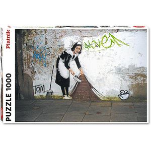 Piatnik Puzzle 5542 Banksy - Zimmermädchen, 1000 Teile, ab 10 Jahre