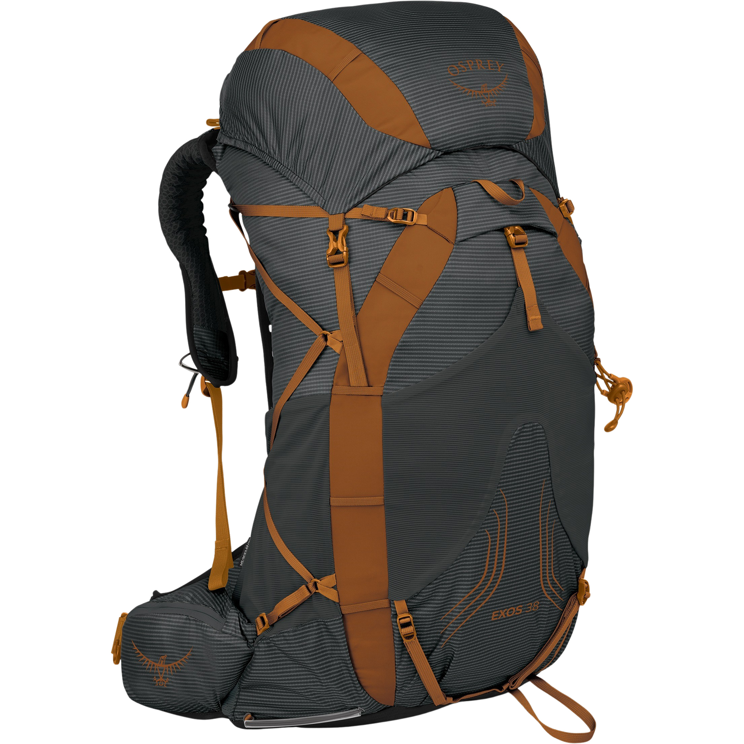 Osprey Exos 38 Trekkingrucksäcke grau Größe 38L | S-M Trekking
