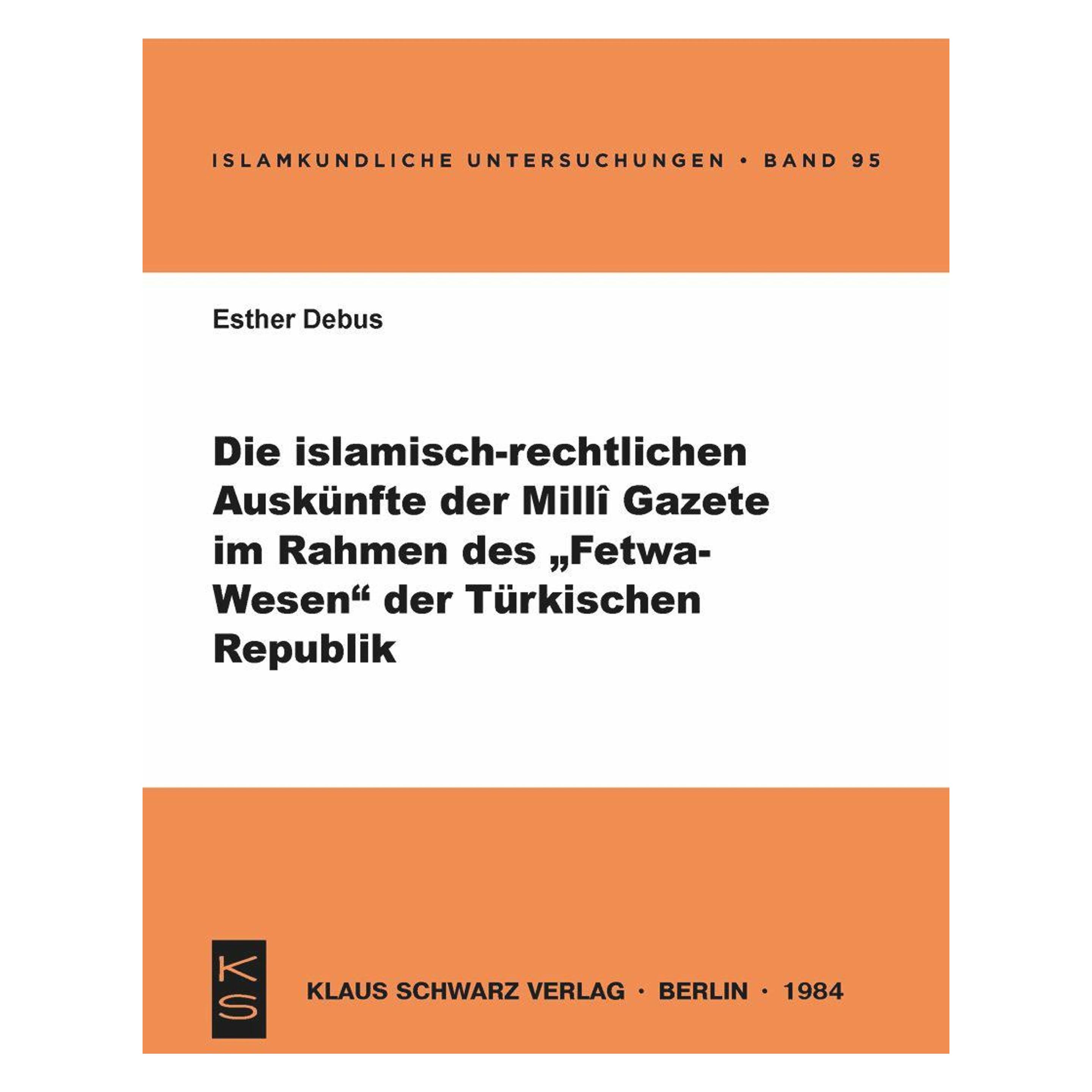 De Gruyter Debus:Die islamisch-rechtlichen Auskünf (Deutsch, Esther Debus) (49056164)