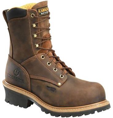 Carolina Poplar Composite Toe - Mens 10 Brown Boot D