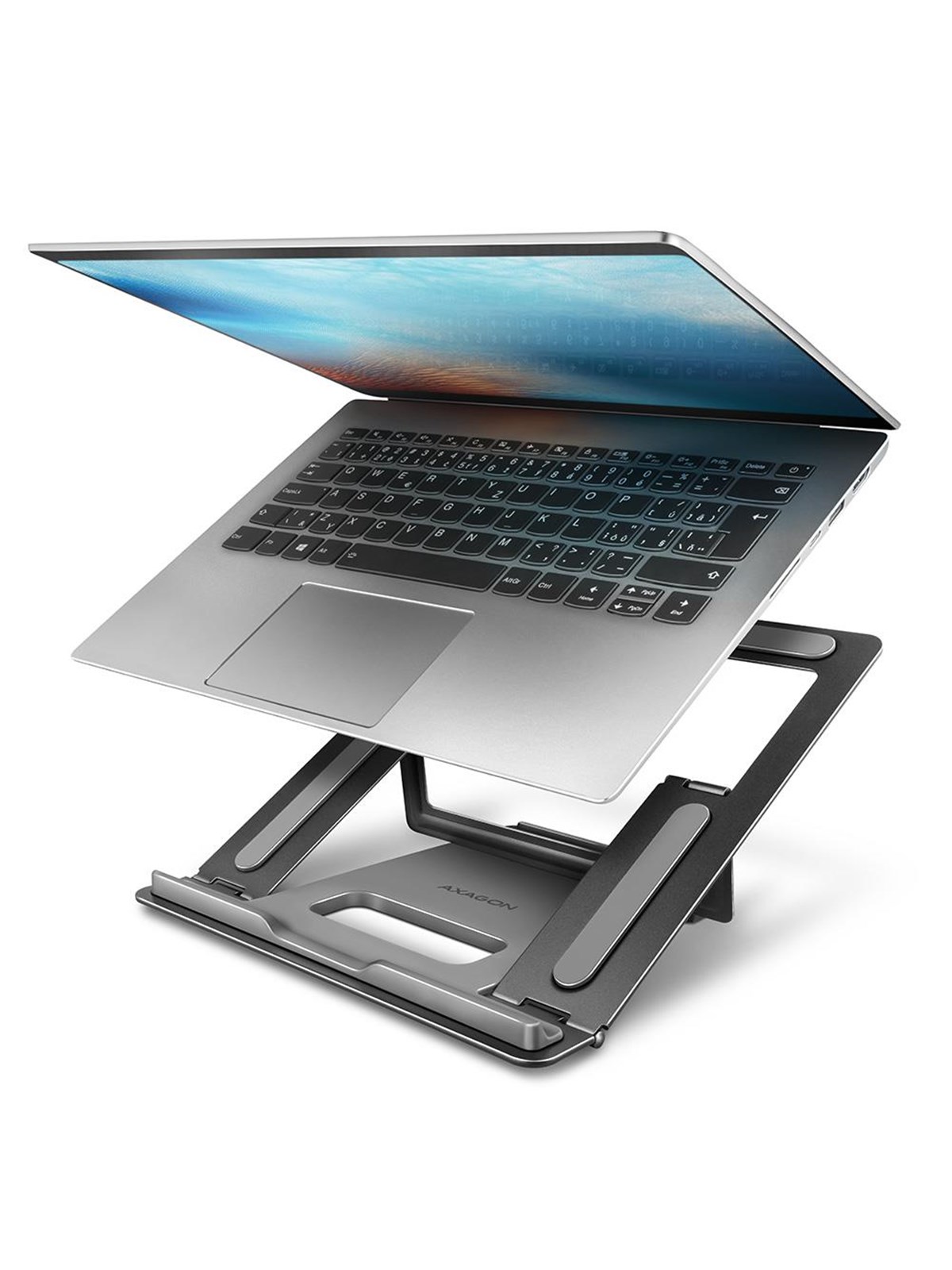 AXAGON Aluminium Big Stand für Laptop und Tablet