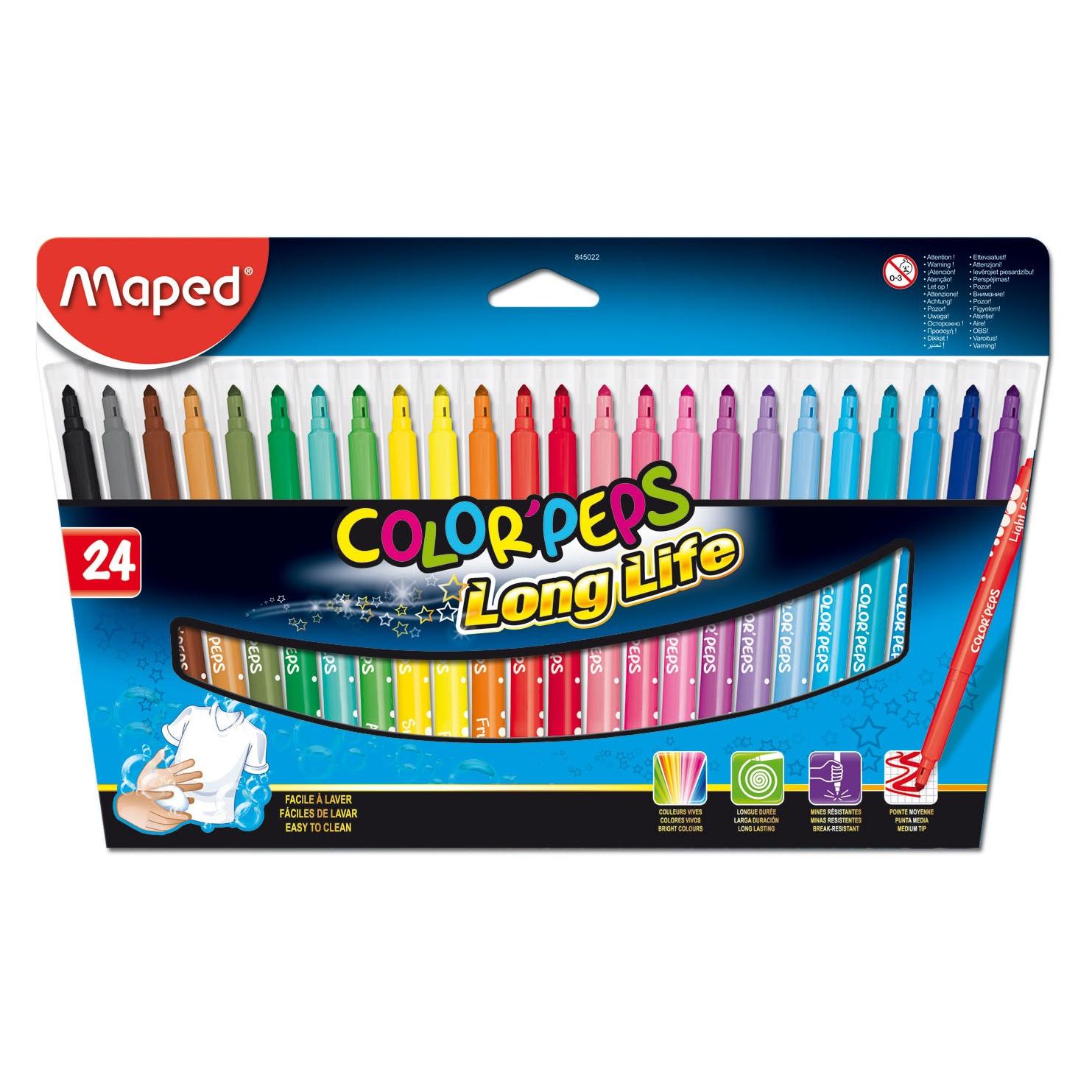 Maped Marker Color Peps, 24 Farben (24x) (845022)