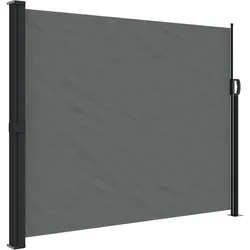 vidaXL Seitenmarkise Ausziehbar Anthrazit 160x600 cm