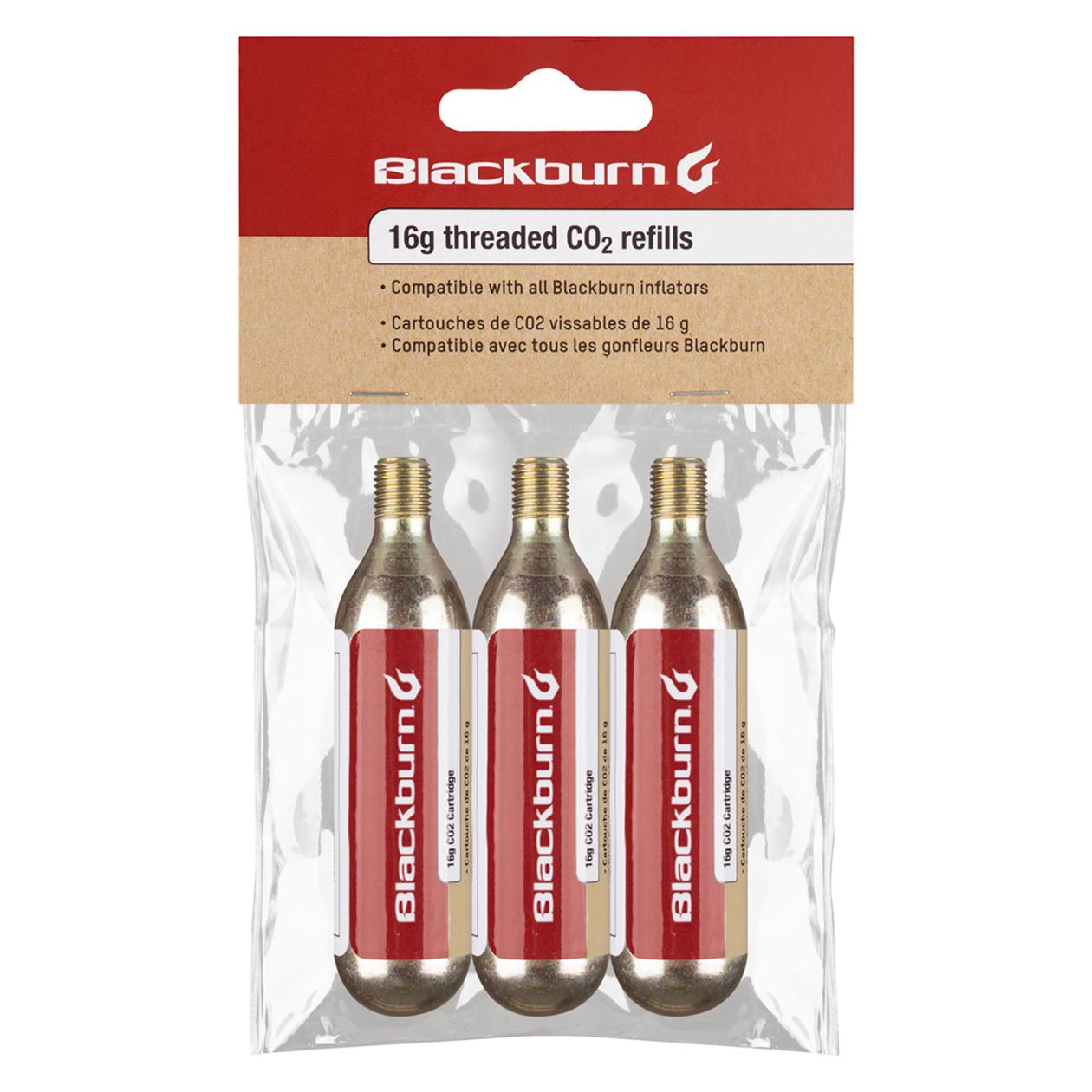 Blackburn 16g Co2 Cartridge 3Pack (CO2-Ersatzkartuschen) (271573)