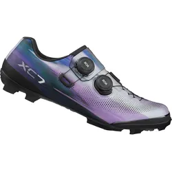 Shimano, Herren, Veloschuhe, SH-XC703 (48), Mehrfarbig, Violett