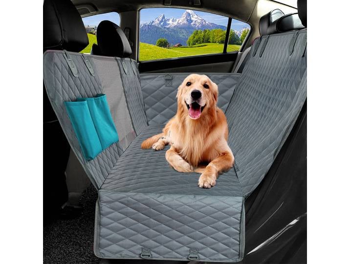 PETRAVEL housse de siège de voiture pour chien, imperméable, pour voyage, transport d'animaux, hamac, tapis de protection pour siège arrière de voiture, transport de sécurité pour chiens