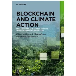 BlockchainandClimateAction, Fachbücher von Florian Möslein, Walter Blocher