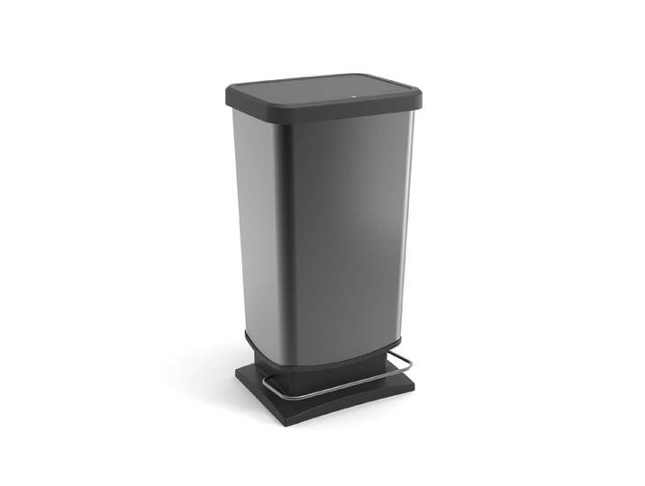 Mülleimer ROTHO Rotho Treteimer Treteimer Paso Pro 30 l , anthrazit, 30 l, Mülleimer, Mülleimer