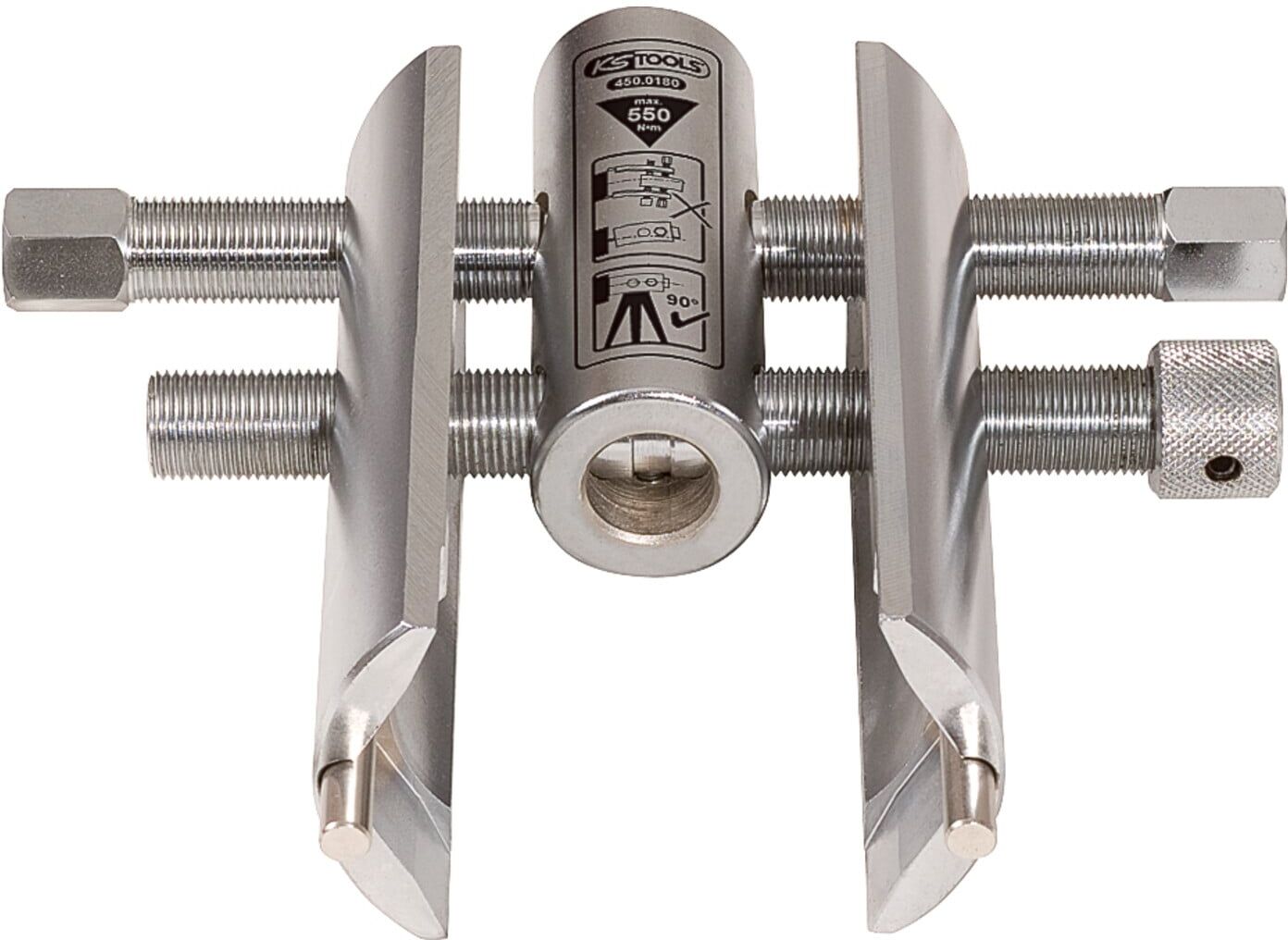 KS Tools Vario-Muttern- und Kappenschlüssel, verchromt (450.0181)