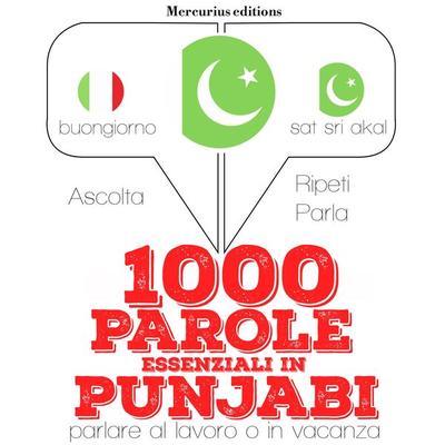 1000 parole essenziali in punjabi - JM Gardner, Audio, 9782821120358