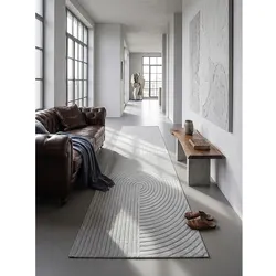 Läufer Polyester Grau 80x150 cm - ERESMA   Kadima Design