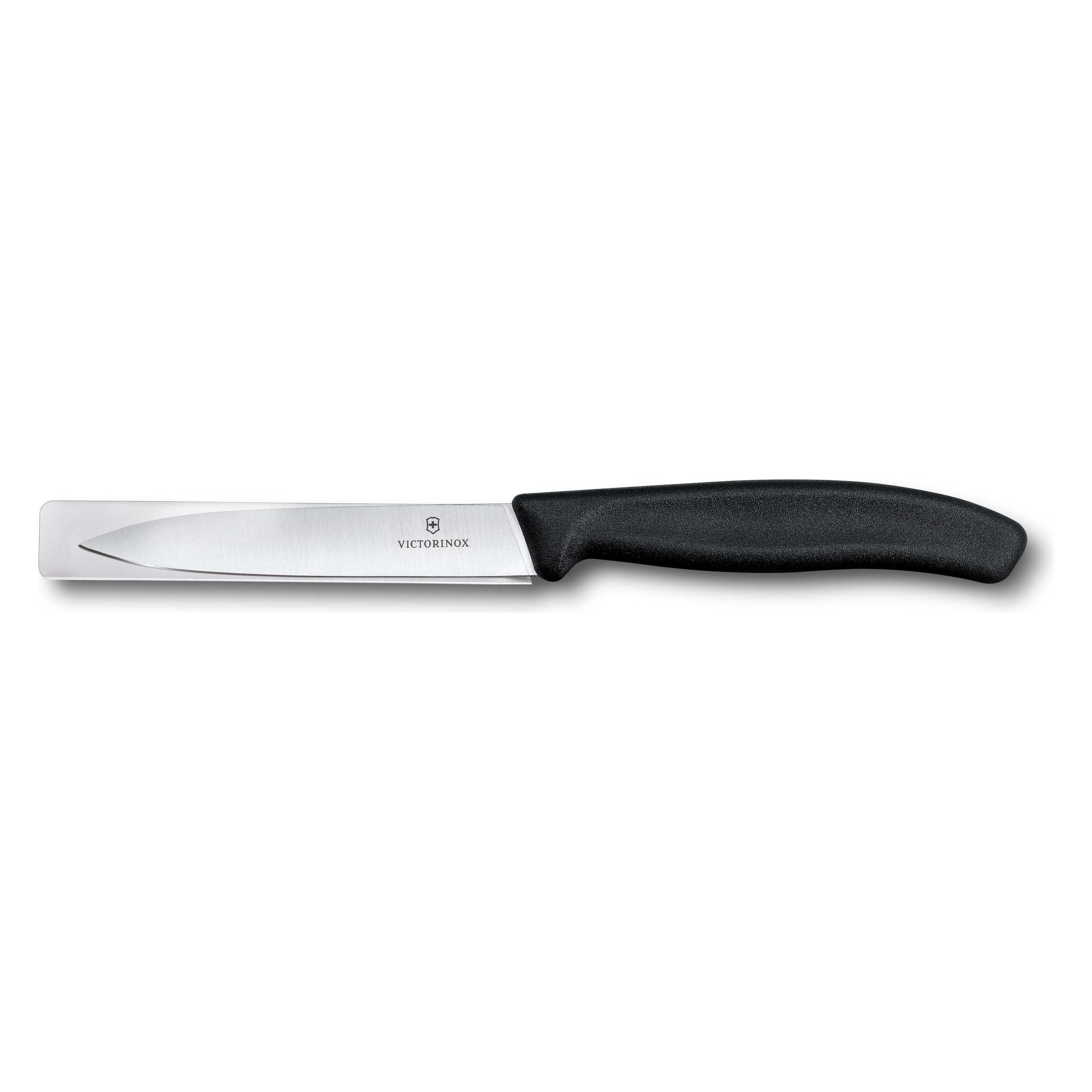 Victorinox Swiss Classic Gemüsemesser, 6er Set, gerader Schliff, schwarz (10 cm, 6x) (6.7703.6)