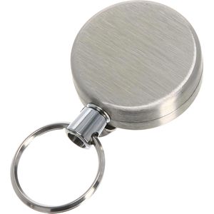 Paulat Schlüsselanhänger Gürtelclip 114, Edelstahl, Jojo mit Gürtelclip, Nylonseil, 50cm