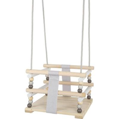 small foot 11940 - Kleinkindschaukel Skandi, Gitterschaukel, Schaukel, Holz