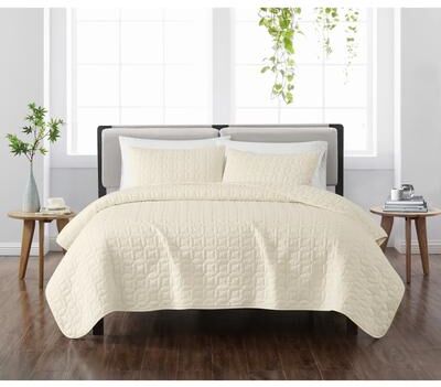 Cannon Geo Circle Solid Quilt Set