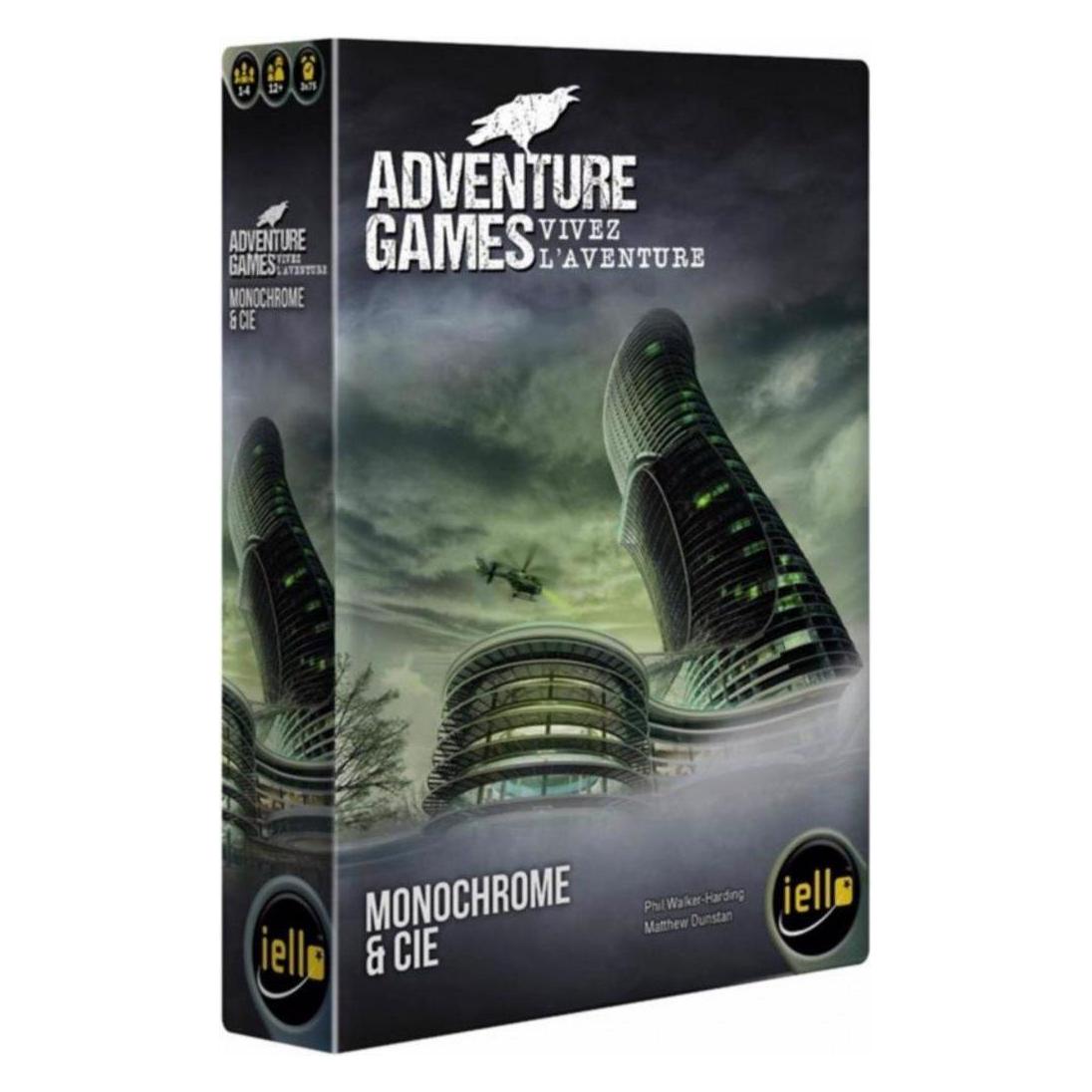 Iello Familienspiel Adventure Games - Monochrome Inc. (Französisch, 1 - 4 Spieler) (82_22734)
