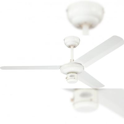 Westinghouse Deckenventilator Industrial 122 cm Weiß mit Zugkette 122