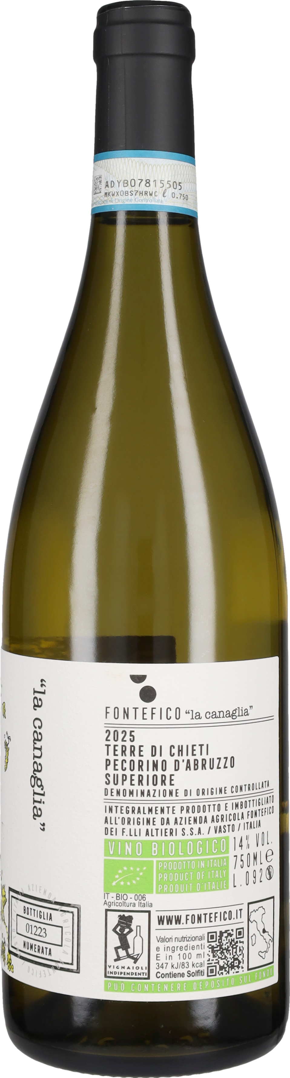 Pecorino d'Abruzzo 'Canaglia' Fontefico 2025