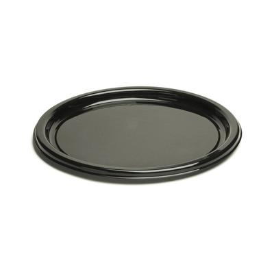 MONOUSO - Plastikteller Rund Schwarz 18cm (250 Stück)