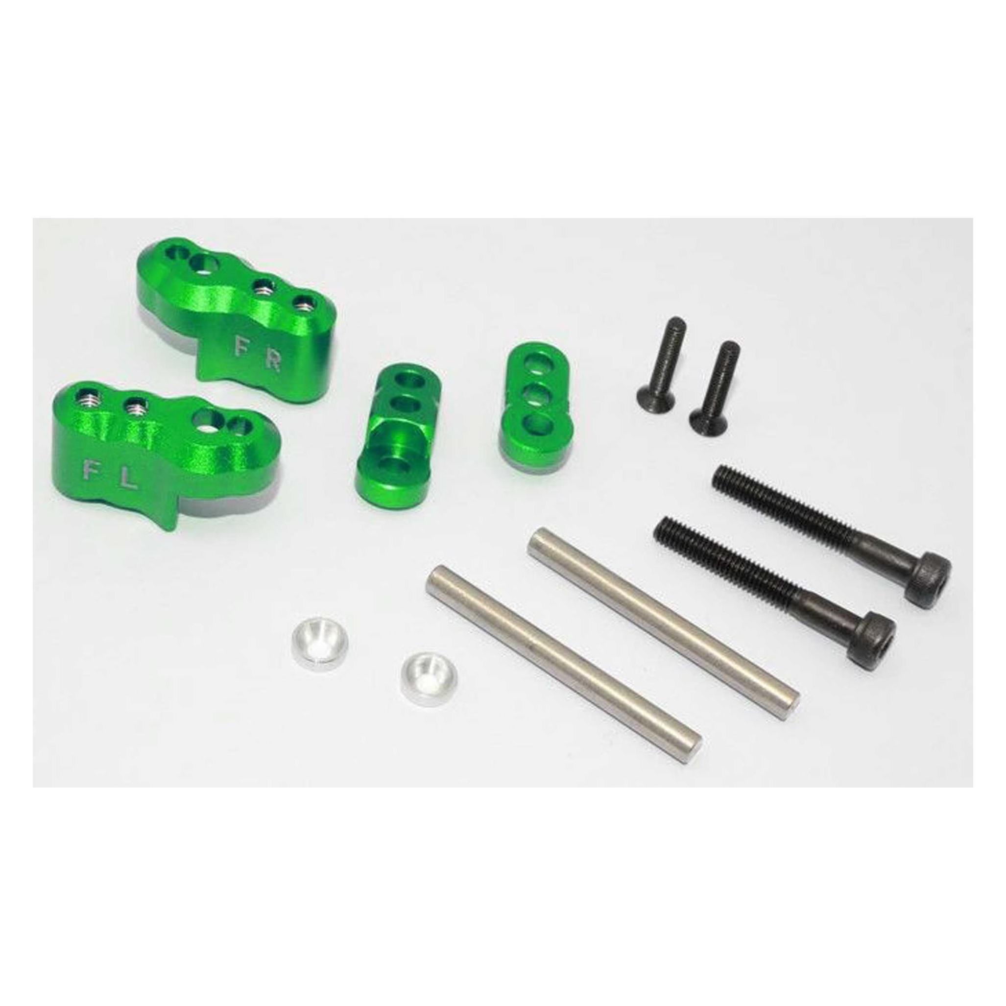 GPM Aluminium Dämpferbefestigung vorne grün TRX X-MAXX (GPMTXM028G)