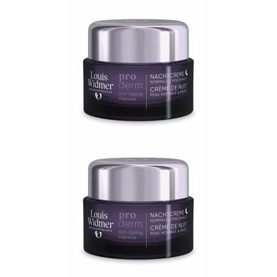 Widmer proderm Nachtcreme l.P. 2x 2x50 ml Creme