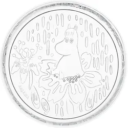 Arabia Finland Teller 15,5 cm Mumins durchsichtig aus Glas