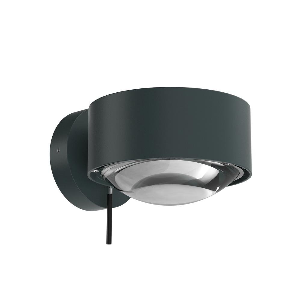 Top Light Puk Maxx Wall + Wandleuchte (anthrazit matt-chrom, Linse klar / Linse ... anthrazit matt-chrom | Linse klar / Linse klar | Standard-Fassung 2-30802-H-23+2x2-3036