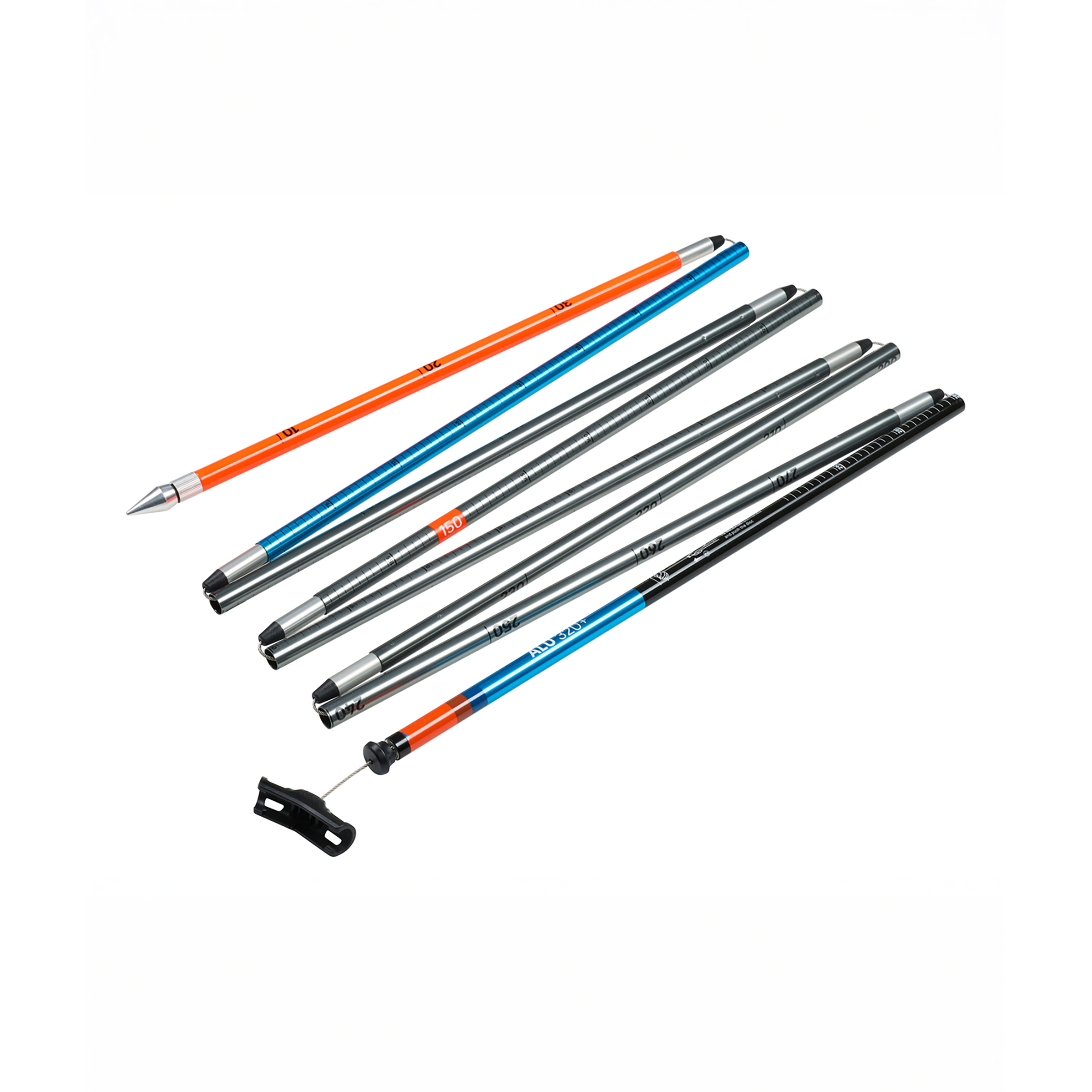 Ortovox Probe Alu 320+ Lawinensonde Sonde grau Größe 320cm Trekking