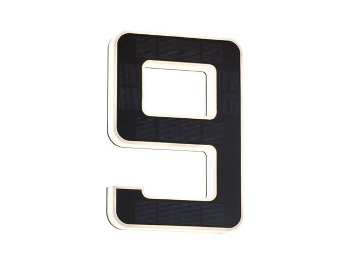 Numéro de maison lumineux Paulmann pour numéro de maison n° 9\, 3 000 K\, noir