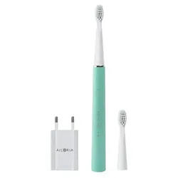 AILORIA PRO SMILE Schallzahnbürste mit USB-Ladekabel inkl. 2 Bürstenköpfe