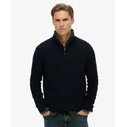 Superdry für Herren. M6110682A Pullover Textur navy (XL), Lässig, Baumwolle, Marine