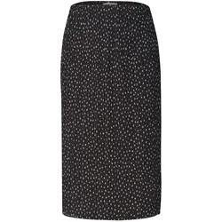 Street One Midi-Rock - Damen - Gr. 42 - schwarz