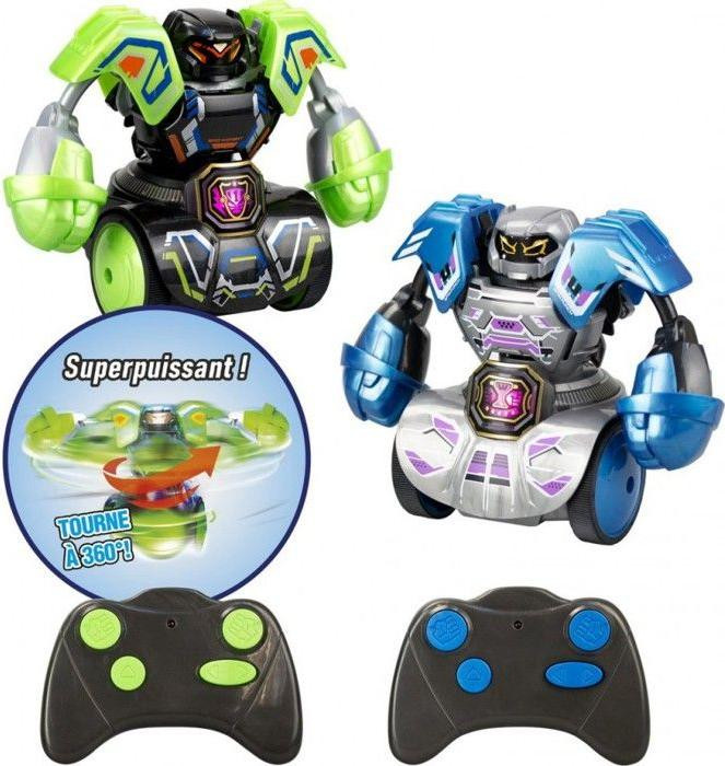 Silverlit YCOO Robot Kombat Tornado 2.0 RC Robotgevechtsset voor 2 spelers met 360 graden draaibeweging en LED- en geluidseffecten