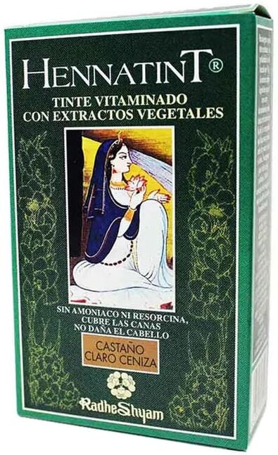 Radhe Shyam HENNATINT CASTAÑO CLARO CENIZA 120 ml