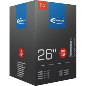 Schwalbe Fahrradschlauch Freeride SV13F, 26 Zoll, 40mm SV-Ventil, für MTB, Reifenbreite 54-71mm