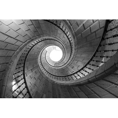 Papermoon "Treppen Schwarz Weiß"