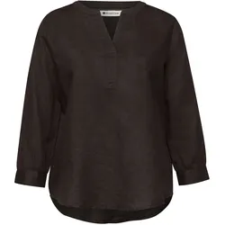 Street One Tunika-Bluse - Damen - Gr. 42 - dunkelbraun