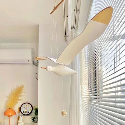Uplift Picks Wooden Flying Seagull Wall Hanging Nursery Dream Catcher Decor Wooden Flying Seagull Wall Hanging Nursery Dream Catcher Decor