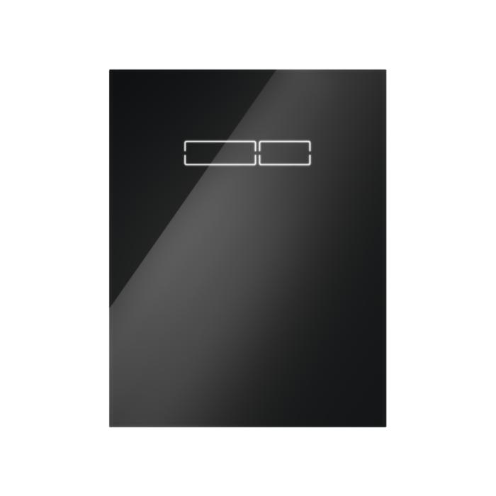 TECE Betätigungsplatte TECElux 9650003 Glas schwarz, sen-Touch Elektronik