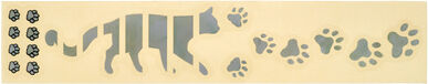 Jockomo Fret Mark-Cats Footprints Schwarz