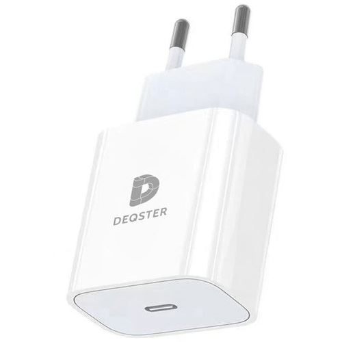 20W Deqster USB-C Charger EU-Plug, GS zertifiziert, 20 Watt, White