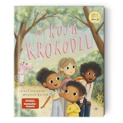 Das Rosa Krokodil, Gebundene Ausgabe von Saskia Niechzial, Jupitermond Verlag, 978-3-949239-36-6